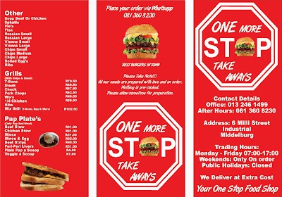 ONE MORE STOP TAKE AWAY